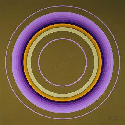 2010年Cercles Concentriques系列未命名 by Antonio Asis