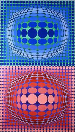 比卡比，1988年 by Victor Vasarely