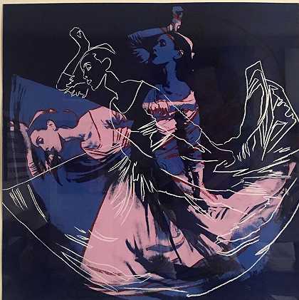 《致世界的信》（the Kick）（独一无二），1986年 by Andy Warhol