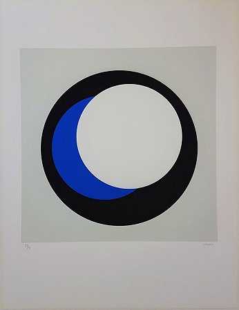 白圈（Cercle blanc），2015年 by Geneviève Claisse