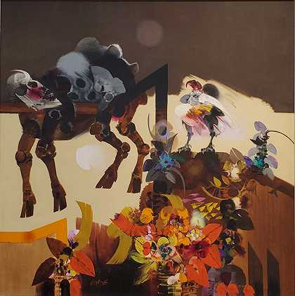 替罪羊，1987年 by Alejandro Obregón