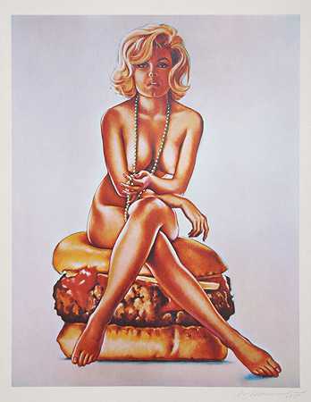 Verna Burger，1965年 by Mel Ramos