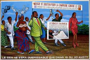 艾滋病只有10年或20年才能治愈（艾滋病只有10年或20年才能治愈），1997年 by Chéri Samba