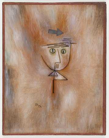 几乎击中，1928年 by Paul Klee