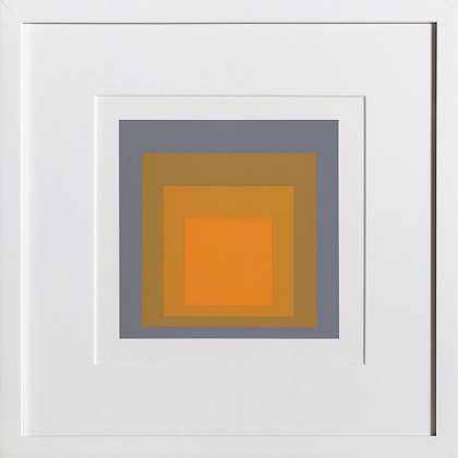 《向广场致敬》，作品集2，文件夹24，图片1，1972年 by Josef Albers