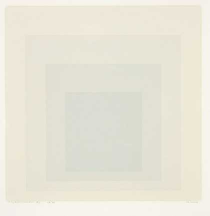 Gray Instrumentation II，1975年 by Josef Albers