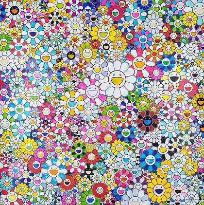 当我闭上眼睛，我看到了2012年的香格里拉 by Takashi Murakami