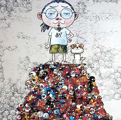 《波姆与我：在红色的死亡丘上》，2013年 by Takashi Murakami