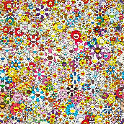 在这个世界和涅盘之地盛开的花朵，2013年5月 by Takashi Murakami