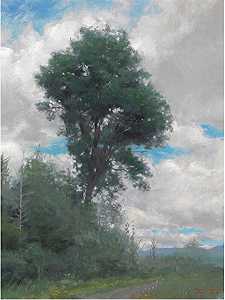 枫树，2009 by Jacob Collins