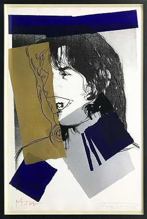 迈克·贾格尔FS II。142, 1975 by Andy Warhol
