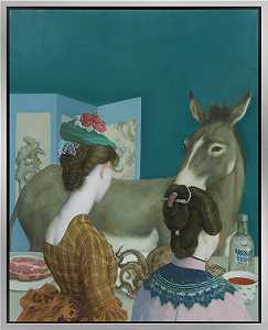 《吃喝男人和女人》第一名——两个女人和一头驴，2020年 by Jeffrey Chong Wang