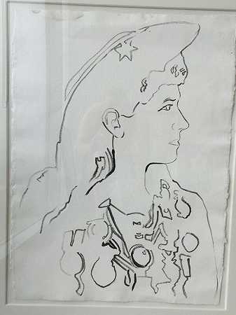 安妮·奥克利，1986年 by Andy Warhol