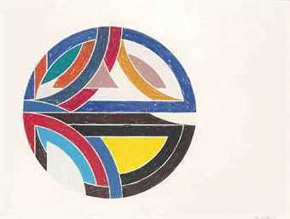 辛杰里变奏曲III，1977年 by Frank Stella
