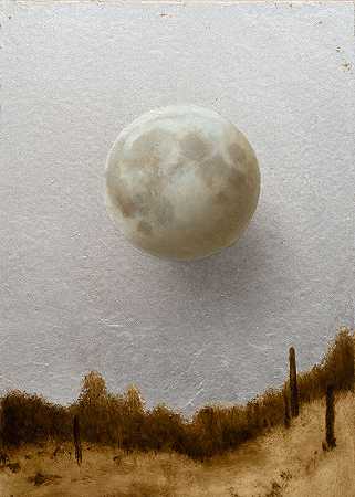 月球第四期，第2021期 by Brad Kunkle