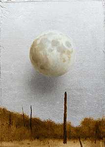 月球第二期，2021 by Brad Kunkle