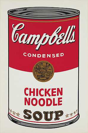 鸡肉面，来自坎贝尔汤I，1968年 by Andy Warhol