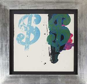 $$符号，1980年 by Andy Warhol