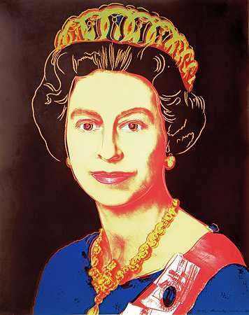 英国女王伊丽莎白二世（审判证明），1985年 by Andy Warhol