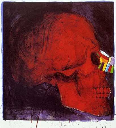 油脂、骨骼和颜色，1993年 by Jim Dine