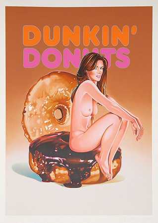 邓肯甜甜圈，2006年 by Mel Ramos