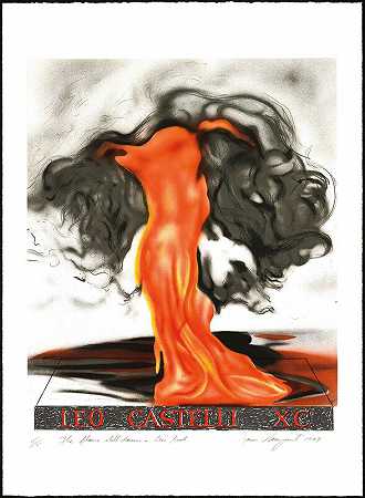 1997年，利奥·卡斯泰利（Leo Castelli）90岁生日作品集《火焰仍在舞动》 by James Rosenquist