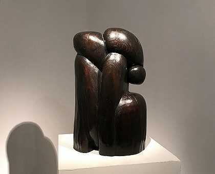 王克平青铜雕塑王克平 – 夫妇（1999） by Wang Keping 王克平