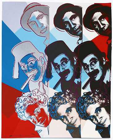 马克思兄弟FS II。232, 1980 by Andy Warhol