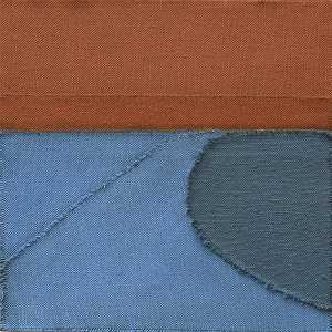 无标题（橙色/蓝色）（2019年） by Susan Vecsey