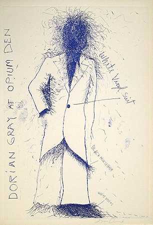 多里安·格雷，《鸦片》，1990-2000年 by Jim Dine