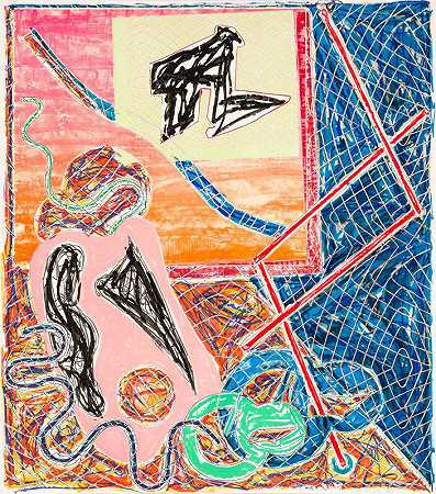 碎片一号，1982年 by Frank Stella