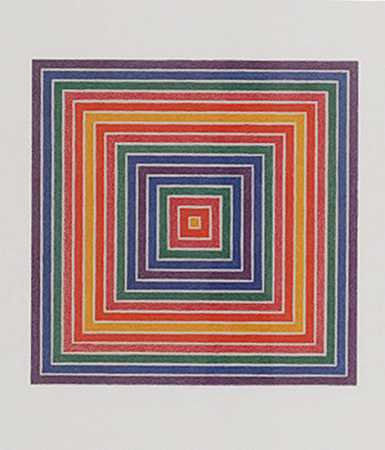 “洪都拉斯彩票”石版印刷，1972年 by Frank Stella