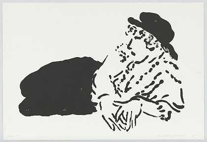 西莉亚（拉贝格尔），1981年 by David Hockney