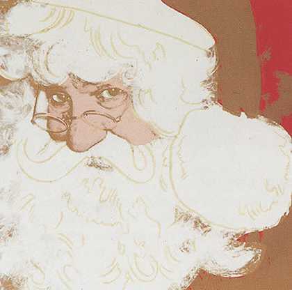 神话：圣诞老人FS II。266, 1981 by Andy Warhol