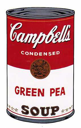 坎贝尔汤I（绿豌豆），1968年 by Andy Warhol