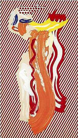1989年Corlett 233画笔人物系列中的裸体 by Roy Lichtenstein