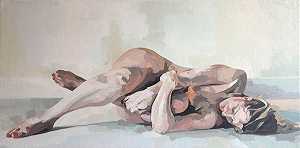 2014年，裸体躺在床上 by Ingrid Capozzoli Flinn