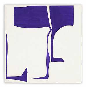 封面13-紫色A（抽象画），2014年 by Joanne Freeman