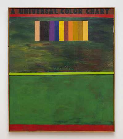 通用彩色图表，1961年 by Jim Dine