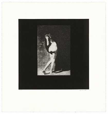 变形裸体照相凹版#4（2021） by David Lynch