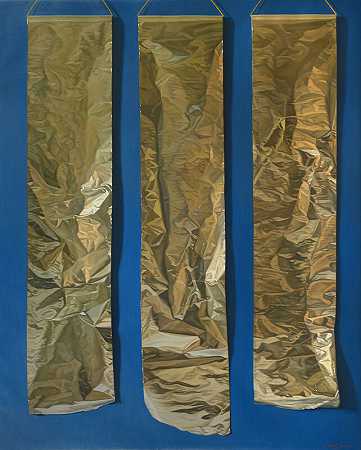 三张铝纸（2010） by Claudio Bravo