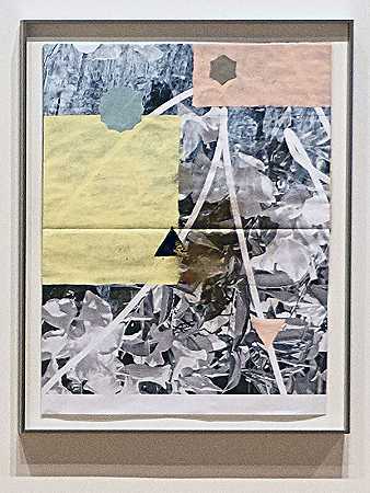 无标题（夹在褶皱内；柠檬蛋白酥皮和不透明）（2020年） by Adler Guerrier