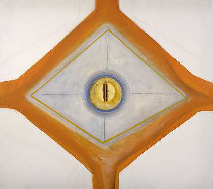 橙色菱形（1968） by Ida Kohlmeyer