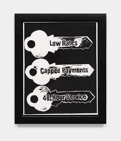 钥匙服务（负面）（1985-86） by Andy Warhol