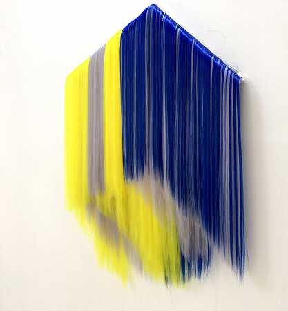 无标题（黄色-蓝色）（2021） by Hiva Alizadeh