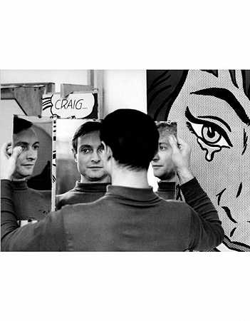 Roy Lichtenstein In In Mirror，1964（1964） by Ken Heyman