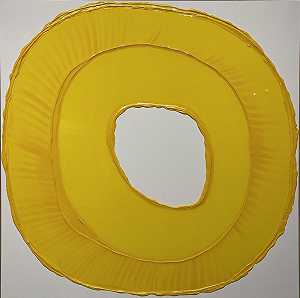 泰德·科利尔，圆圈系列4 |黄色（2021） by Ted Collier