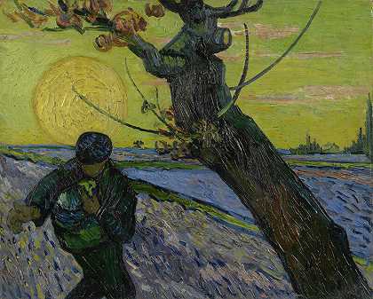 《播种者》（1888） by Vincent van Gogh