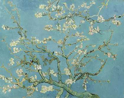 杏仁花（1890） by Vincent van Gogh