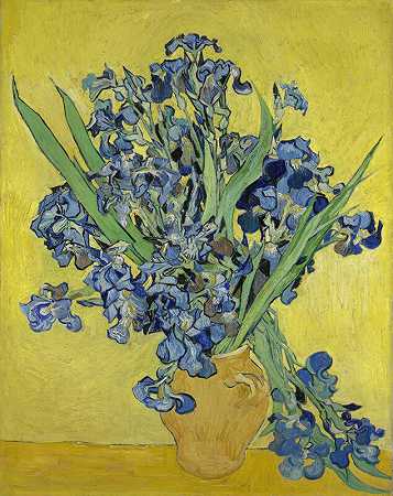 虹膜（1890） by Vincent van Gogh